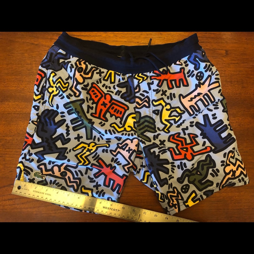 Lacoste x Keith Haring Swim Shorts - Small